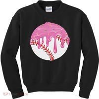 Baseball Drip Fun Baseball Kids Sweatshirt thumb 0