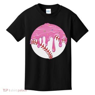 Baseball Drip Fun Baseball Kids T-Shirt