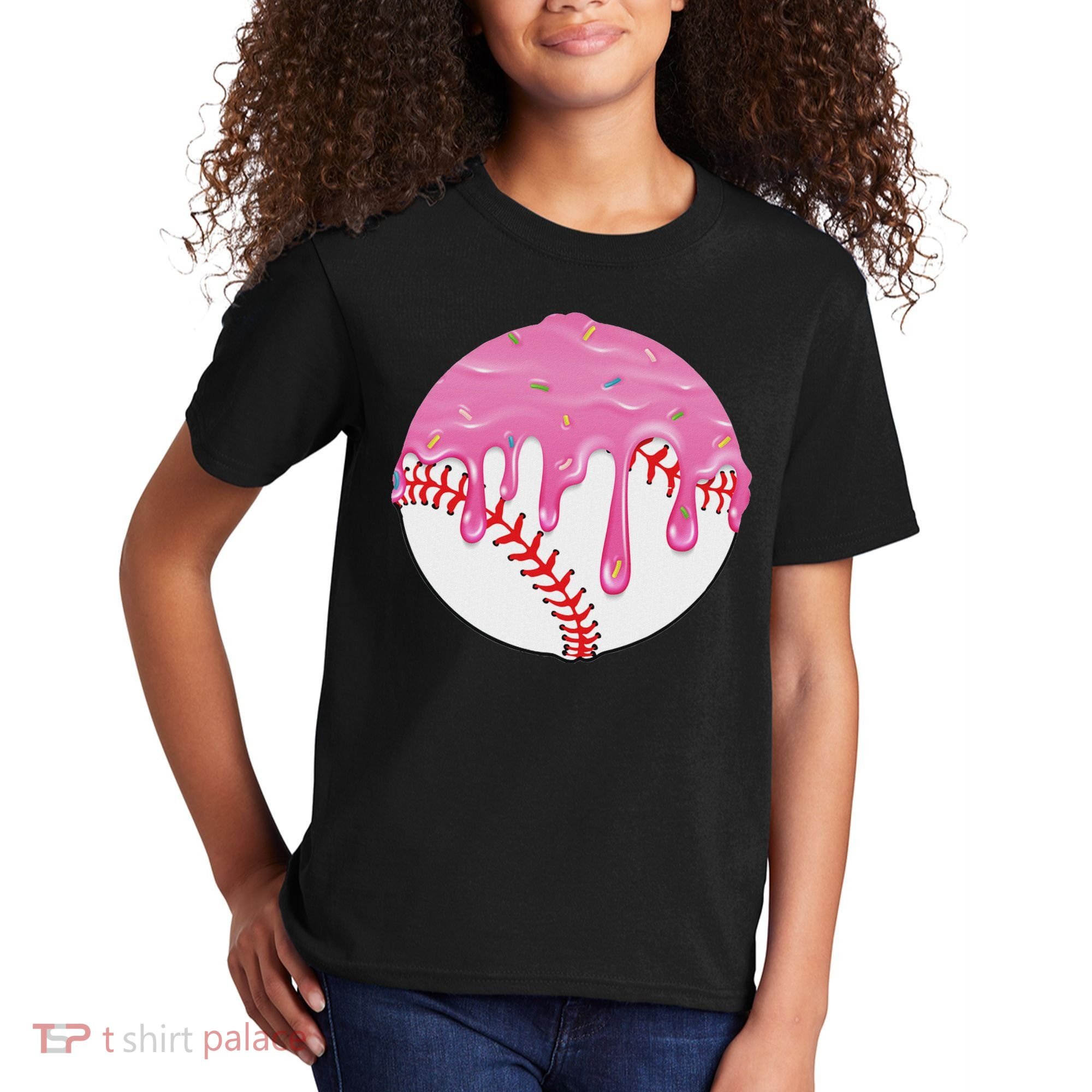 Baseball Drip Fun Baseball Kids T-Shirt