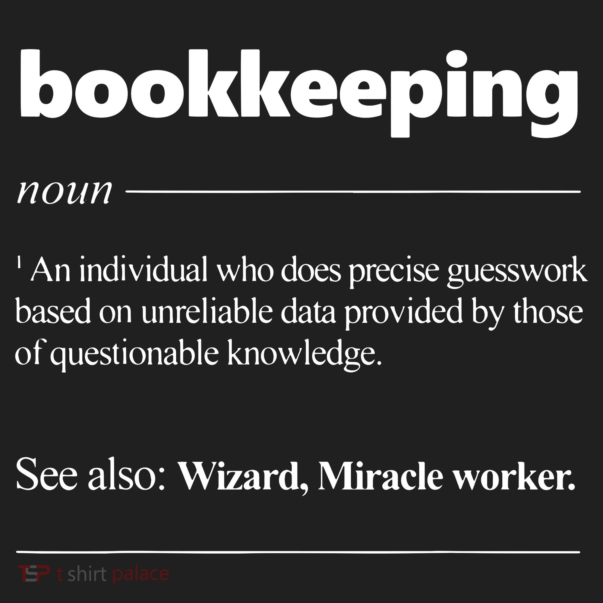 Bookkeeping Definition Funny Bookkeeper Gift Accountant Women's Sweatshirt