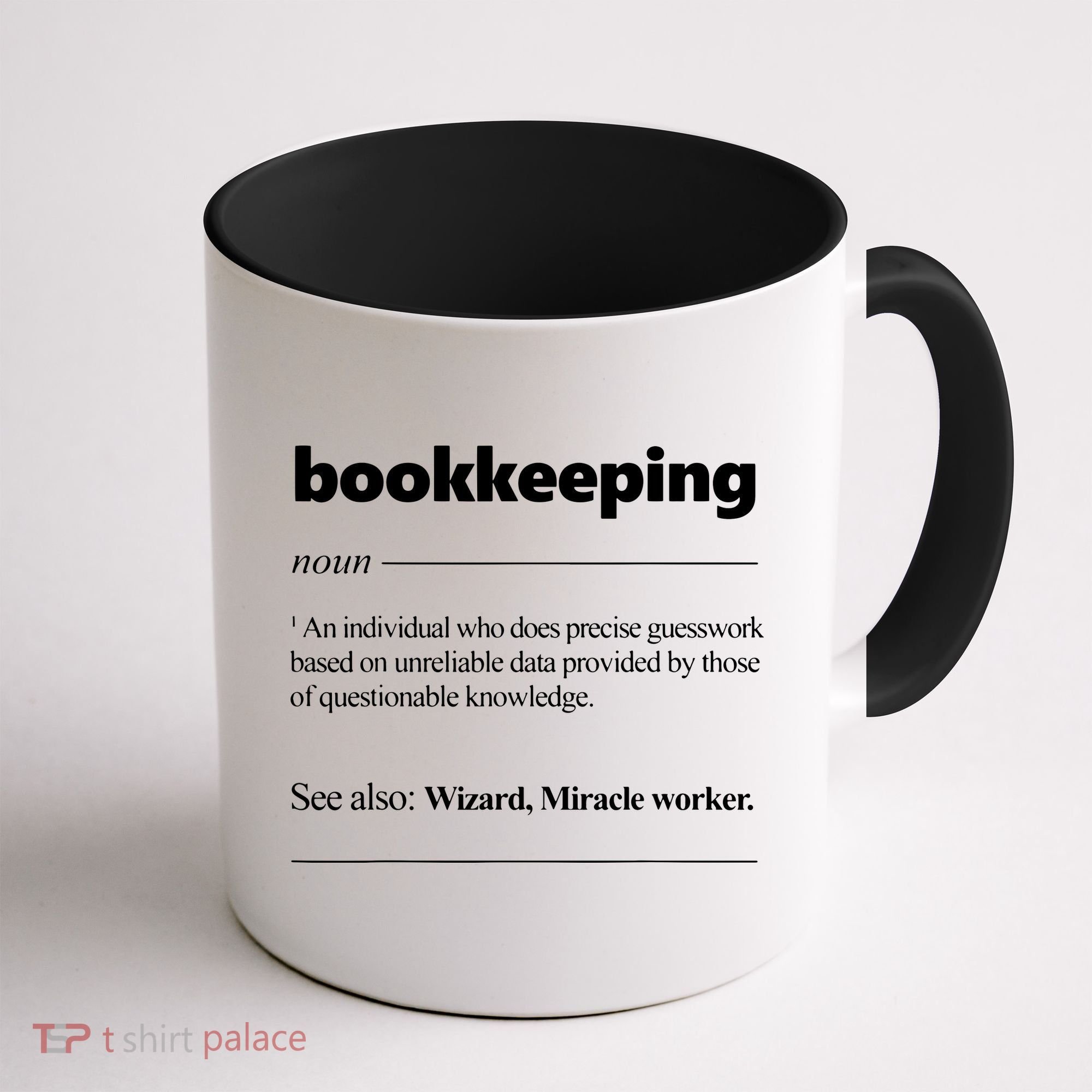 Bookkeeping Definition Funny Bookkeeper Gift Accountant Coffee Mug