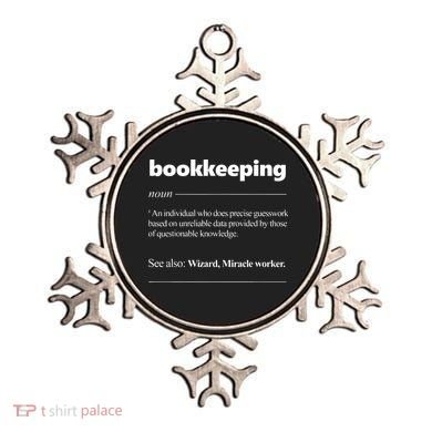 Bookkeeping Definition Funny Bookkeeper Gift Accountant Ornament