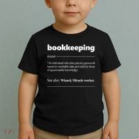 Bookkeeping Definition Funny Bookkeeper Gift Accountant Toddler T-Shirt thumb 2