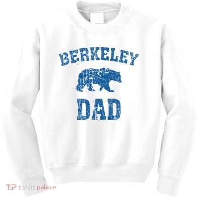 Berkeley Dad Father Bear Vintage Animal Nature Kids Sweatshirt