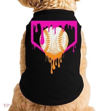 Baseball Drip For Ice Cream Drip Baseball Doggie Tank