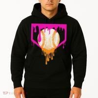 Baseball Drip For Ice Cream Drip Baseball Hoodie thumb 2