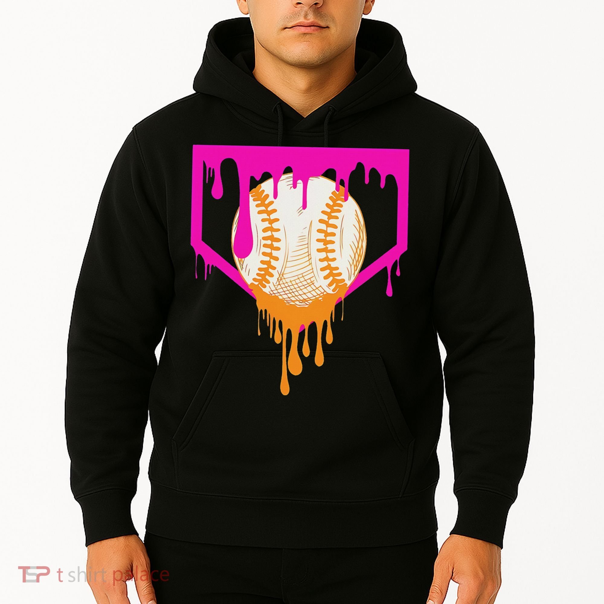 Baseball Drip For Ice Cream Drip Baseball Hoodie
