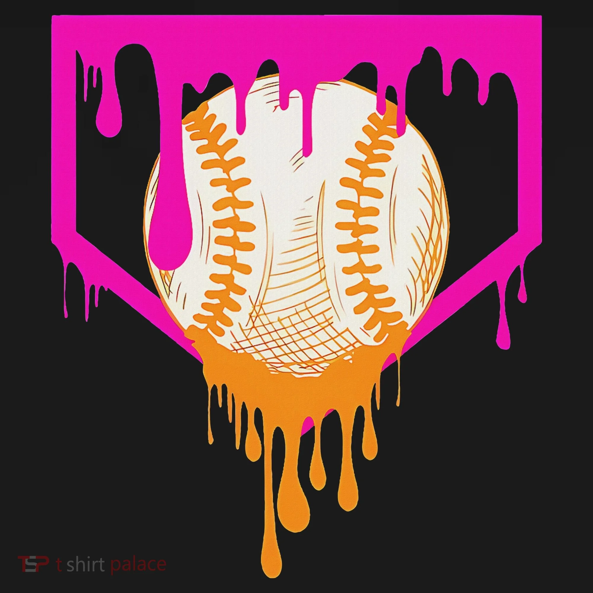 Baseball Drip For Ice Cream Drip Baseball Hoodie