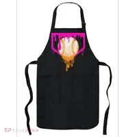 Baseball Drip For Ice Cream Drip Baseball Apron thumb 0