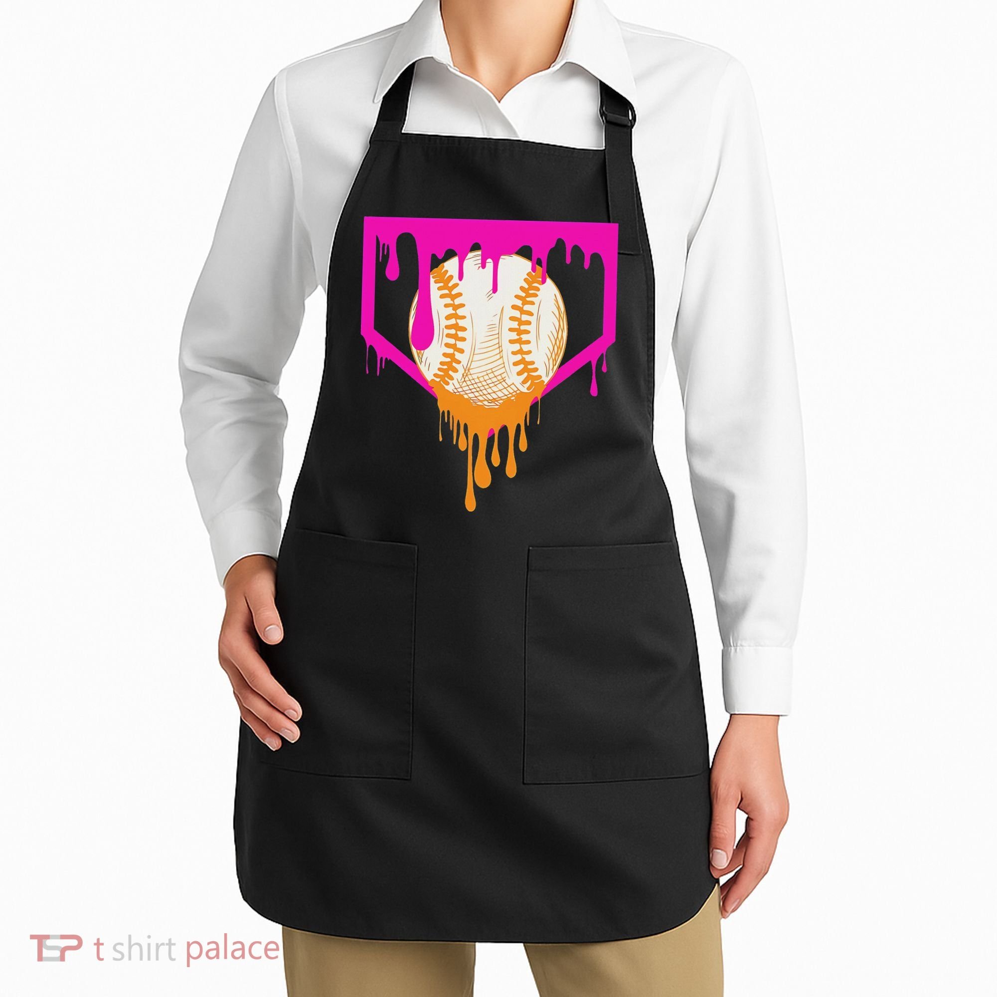 Baseball Drip For Ice Cream Drip Baseball Apron
