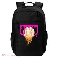 Baseball Drip For Ice Cream Drip Baseball Backpack thumb 0