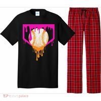 Baseball Drip For Ice Cream Drip Baseball Pajama Set thumb 0