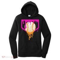 Baseball Drip For Ice Cream Drip Baseball Women's Hoodie thumb 0