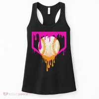 Baseball Drip For Ice Cream Drip Baseball Women's Tank Top thumb 0