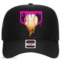 Baseball Drip For Ice Cream Drip Baseball Hat thumb 0