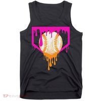 Baseball Drip For Ice Cream Drip Baseball Tank Top thumb 0