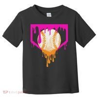 Baseball Drip For Ice Cream Drip Baseball Toddler T-Shirt thumb 0