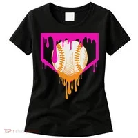 Baseball Drip For Ice Cream Drip Baseball Women's T-Shirt thumb 0