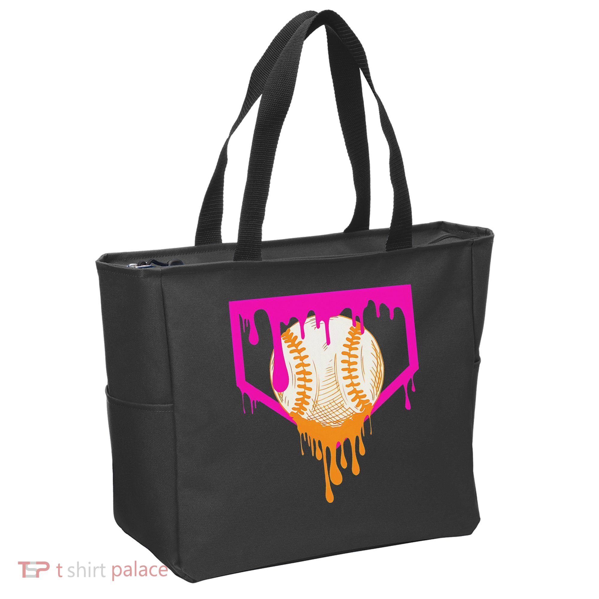 Baseball Drip For Ice Cream Drip Baseball Tote Bag