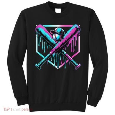 Baseball Drip For Ice Cream Drip Baseball Sweatshirt