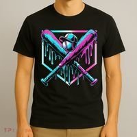 Baseball Drip For Ice Cream Drip Baseball T-Shirt thumb 3