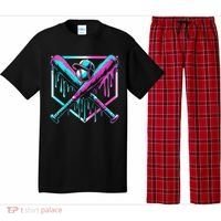 Baseball Drip For Ice Cream Drip Baseball Pajama Set thumb 0