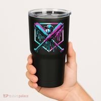 Baseball Drip For Ice Cream Drip Baseball Tumbler thumb 2