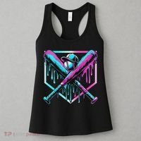 Baseball Drip For Ice Cream Drip Baseball Women's Tank Top thumb 3