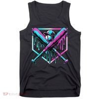 Baseball Drip For Ice Cream Drip Baseball Tank Top thumb 0