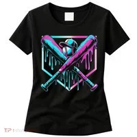 Baseball Drip For Ice Cream Drip Baseball Women's T-Shirt thumb 0