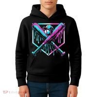 Baseball Drip For Ice Cream Drip Baseball Kids Hoodie thumb 4