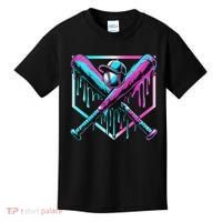 Baseball Drip For Ice Cream Drip Baseball Kids T-Shirt thumb 0