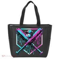 Baseball Drip For Ice Cream Drip Baseball Tote Bag thumb 0