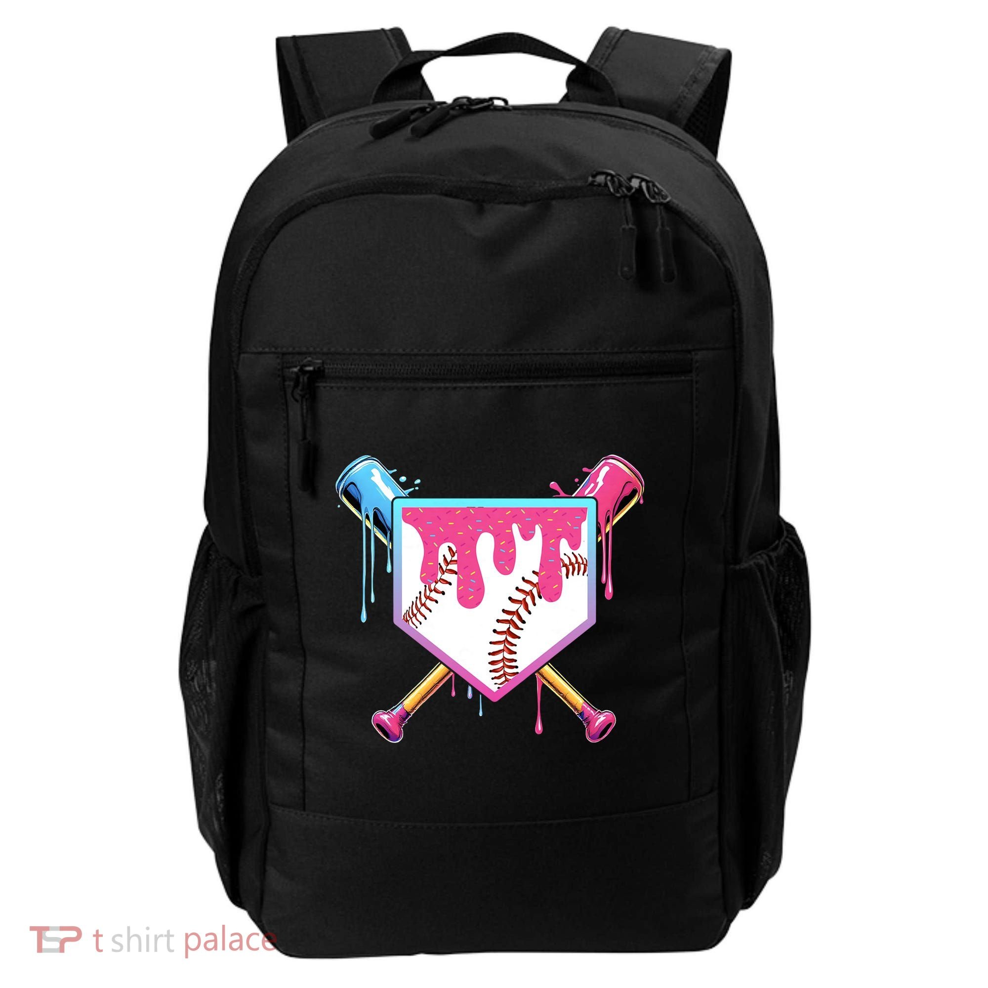 Baseball Drip For Boys Ice Cream Drip Baseball Backpack