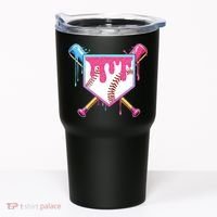 Baseball Drip For Boys Ice Cream Drip Baseball Tumbler thumb 0