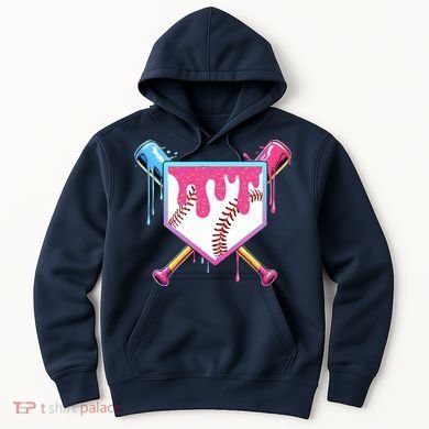 Baseball Drip For Boys Ice Cream Drip Baseball Hoodie