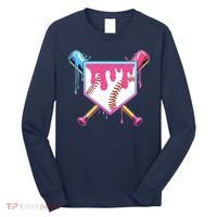 Baseball Drip For Boys Ice Cream Drip Baseball Long Sleeve Shirt thumb 0