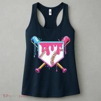 Baseball Drip For Boys Ice Cream Drip Baseball Women's Tank Top thumb 3