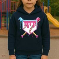 Baseball Drip For Boys Ice Cream Drip Baseball Kids Hoodie thumb 3