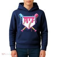 Baseball Drip For Boys Ice Cream Drip Baseball Kids Hoodie thumb 4