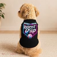 Baseball Drip For Ice Cream Drip Respect The Drip Doggie Tank thumb 2