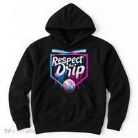 Baseball Drip For Ice Cream Drip Respect The Drip Hoodie thumb 0