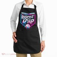 Baseball Drip For Ice Cream Drip Respect The Drip Apron thumb 2