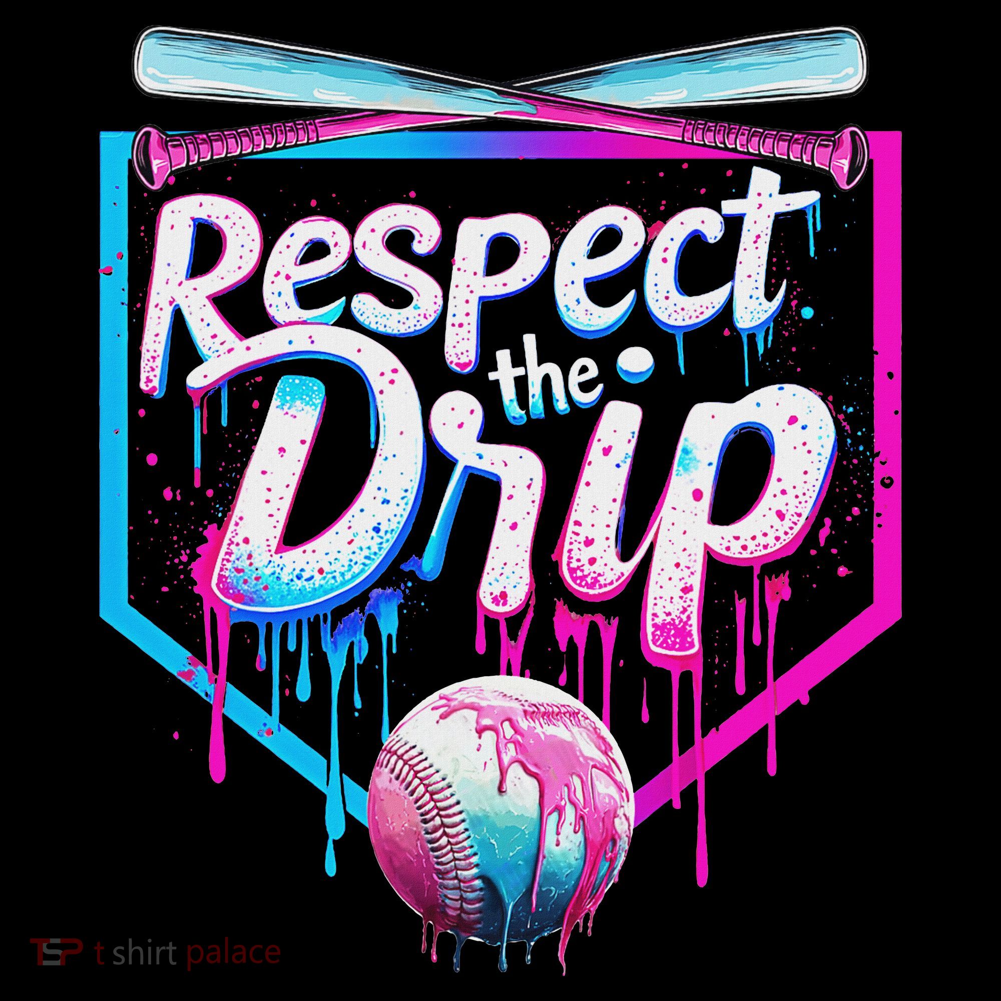 Baseball Drip For Ice Cream Drip Respect The Drip Sweatshirt