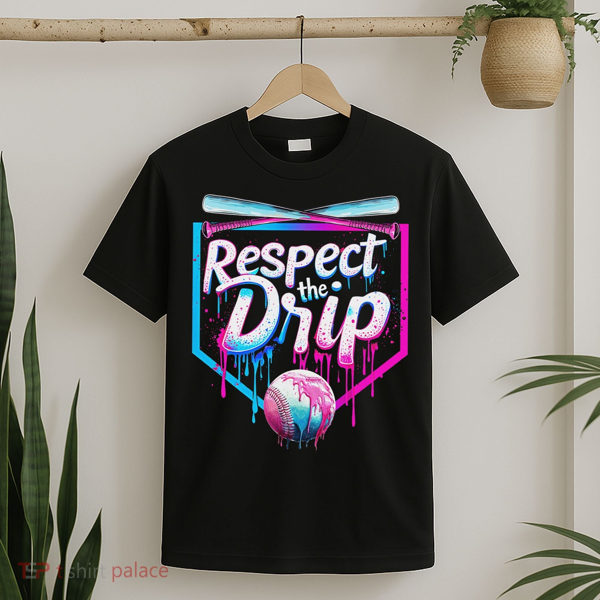 Baseball Drip For Ice Cream Drip Respect The Drip T-Shirt