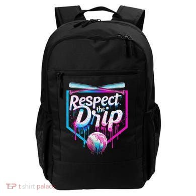 Baseball Drip For Ice Cream Drip Respect The Drip Backpack
