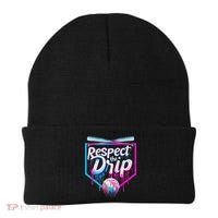 Baseball Drip For Ice Cream Drip Respect The Drip Beanie thumb 0