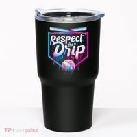 Baseball Drip For Ice Cream Drip Respect The Drip Tumbler thumb 0