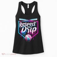 Baseball Drip For Ice Cream Drip Respect The Drip Women's Tank Top thumb 0