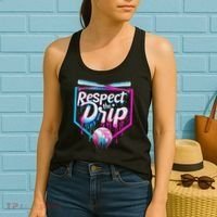 Baseball Drip For Ice Cream Drip Respect The Drip Women's Tank Top thumb 2